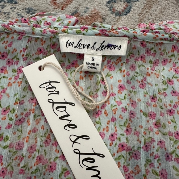 For Love and Lemons Natalie Crop Top NWT — Size Small - Picture 8 of 9